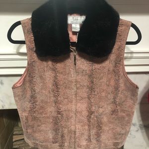 LISA INTERNATIONAL PINK VEST
